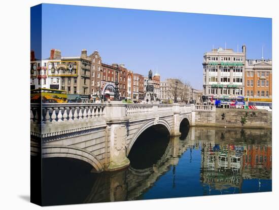 O'Connell Bridge, Dublin, Ireland/Eire-J Lightfoot-Stretched Canvas