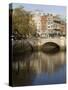 O'Connell Bridge on the Liffey River, Dublin, Republic of Ireland, Europe-Oliviero Olivieri-Stretched Canvas