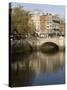 O'Connell Bridge on the Liffey River, Dublin, Republic of Ireland, Europe-Oliviero Olivieri-Stretched Canvas