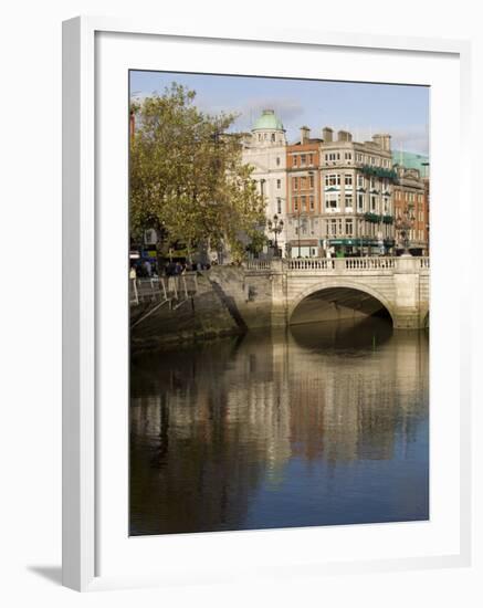 O'Connell Bridge on the Liffey River, Dublin, Republic of Ireland, Europe-Oliviero Olivieri-Framed Photographic Print