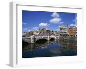 O'Connell Bridge over the River Liffey, Dublin, County Dublin, Republic of Ireland, Europe-Hans Peter Merten-Framed Photographic Print