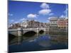 O'Connell Bridge over the River Liffey, Dublin, County Dublin, Republic of Ireland, Europe-Hans Peter Merten-Mounted Photographic Print