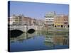 O'Connell Bridge Over the River Liffey, Dublin, Ireland, Europe-Firecrest Pictures-Stretched Canvas