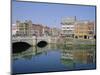 O'Connell Bridge Over the River Liffey, Dublin, Ireland, Europe-Firecrest Pictures-Mounted Photographic Print