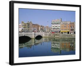 O'Connell Bridge Over the River Liffey, Dublin, Ireland, Europe-Firecrest Pictures-Framed Photographic Print