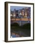 O'Connell Bridge, Reflection, Early Evening, Dublin, Republic of Ireland, Europe-Martin Child-Framed Photographic Print