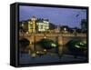 O'Connell Bridge, River Liffy, Dublin, Ireland-David Barnes-Framed Stretched Canvas