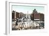 O'Connell Street and Bridge, Dublin, Ireland-null-Framed Art Print