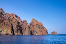 Genoese Tower at Scandola Nature Reserve, Unesco World Heritage Site, Corsica, France-O. Drachenko-Photographic Print