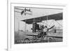 O E Williams in His Aeroplane-Lantern Press-Framed Art Print