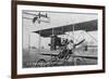 O E Williams in His Aeroplane-Lantern Press-Framed Art Print