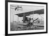 O E Williams in His Aeroplane-Lantern Press-Framed Art Print