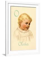 O for Olivia-Ida Waugh-Framed Art Print