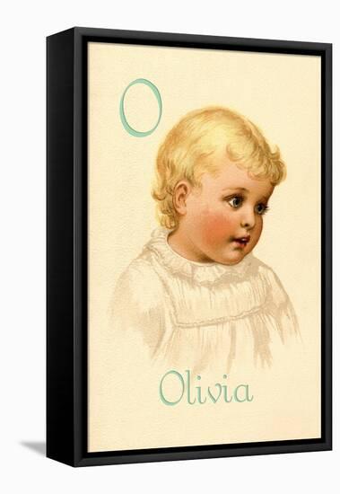 O for Olivia-Ida Waugh-Framed Stretched Canvas