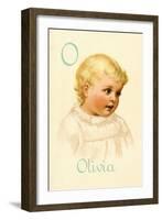 O for Olivia-Ida Waugh-Framed Art Print