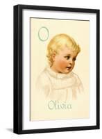 O for Olivia-Ida Waugh-Framed Art Print