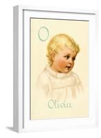 O for Olivia-Ida Waugh-Framed Art Print