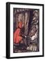 O, Grandmother, What Big Ears You Have Got , She Said, from the Fairy Tales of the Brothers Grimm,-Arthur Rackham-Framed Giclee Print