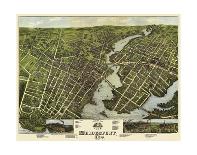 View of Bridgeport, Connecticut, 1875-O^H^ Bailey-Framed Giclee Print