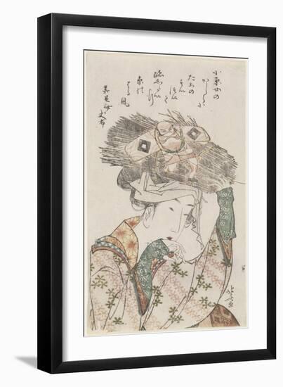 O Harame, 1801-1804-Katsushika Hokusai-Framed Giclee Print