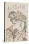 O Harame, 1801-1804-Katsushika Hokusai-Stretched Canvas