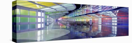 O'Hare Airport Concourse, Chicago, Illinois, USA-null-Stretched Canvas