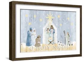 O Holy Night Nativity-Andi Metz-Framed Art Print