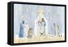 O Holy Night Nativity-Andi Metz-Framed Stretched Canvas