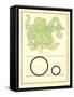 O Is for Octopus-null-Framed Stretched Canvas