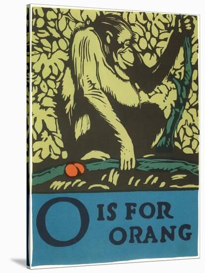 O is for Orang-null-Stretched Canvas