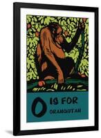 O is for Orangutang-Charles Buckles Falls-Framed Art Print