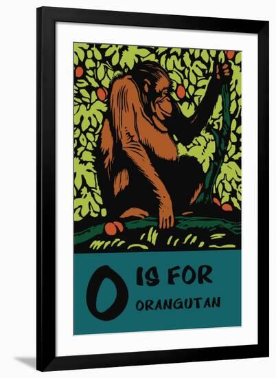 O is for Orangutang-Charles Buckles Falls-Framed Art Print