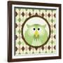 O Is for Owl III-N. Harbick-Framed Art Print