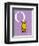 O is for Owl (purple)-Theodor (Dr. Seuss) Geisel-Framed Art Print