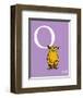 O is for Owl (purple)-Theodor (Dr. Seuss) Geisel-Framed Art Print