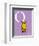 O is for Owl (purple)-Theodor (Dr. Seuss) Geisel-Framed Art Print