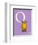 O is for Owl (purple)-Theodor (Dr. Seuss) Geisel-Framed Art Print