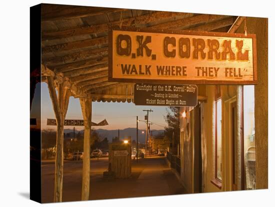 O.K. Corral, Tombstone, Cochise County, Arizona, United States of America, North America-Richard Cummins-Stretched Canvas