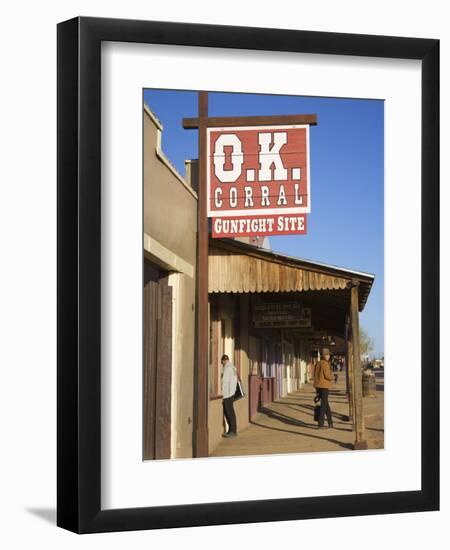 O.K. Corral, Tombstone, Cochise County, Arizona, United States of America, North America-Richard Cummins-Framed Photographic Print