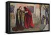O Mistress Mine, Where Are You Roaming?, 1899, (c1915)-Edwin Austin Abbey-Framed Stretched Canvas