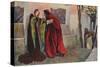 O Mistress Mine, Where Are You Roaming?, 1899, (c1915)-Edwin Austin Abbey-Stretched Canvas