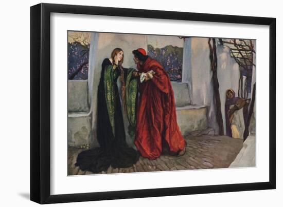 'O Mistress Mine, where are you roaming?', 1899 (c1940)-Edwin Austin Abbey-Framed Giclee Print