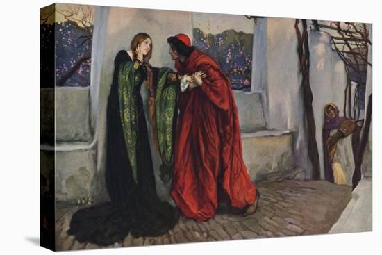 'O Mistress Mine, where are you roaming?', 1899 (c1940)-Edwin Austin Abbey-Stretched Canvas