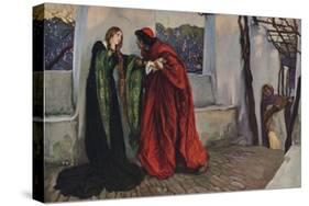 'O Mistress Mine, where are you roaming?', 1899 (c1940)-Edwin Austin Abbey-Stretched Canvas