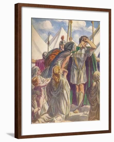 'O my mother, thou hast saved Rome, but thou hast lost thy son', c1912 (1912)-Ernest Dudley Heath-Framed Giclee Print