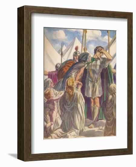 'O my mother, thou hast saved Rome, but thou hast lost thy son', c1912 (1912)-Ernest Dudley Heath-Framed Giclee Print