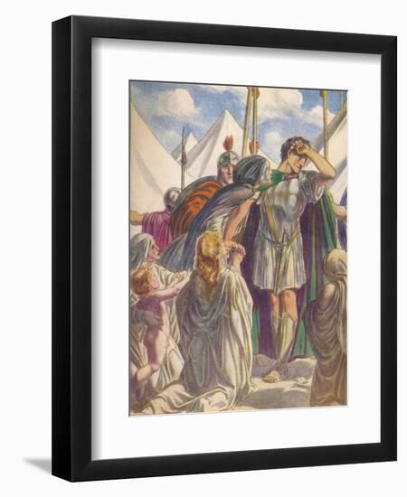 'O my mother, thou hast saved Rome, but thou hast lost thy son', c1912 (1912)-Ernest Dudley Heath-Framed Giclee Print