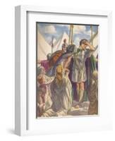 'O my mother, thou hast saved Rome, but thou hast lost thy son', c1912 (1912)-Ernest Dudley Heath-Framed Giclee Print