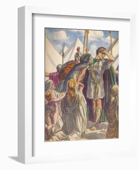 'O my mother, thou hast saved Rome, but thou hast lost thy son', c1912 (1912)-Ernest Dudley Heath-Framed Giclee Print