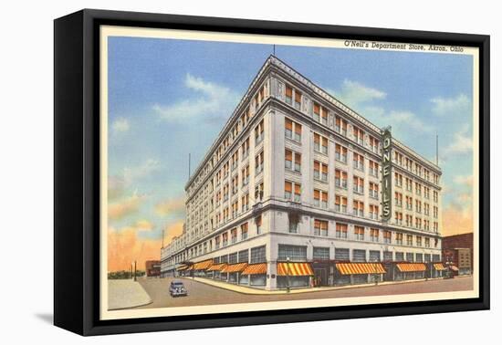 O'Neil's Department Store, Akron, Ohio-null-Framed Stretched Canvas